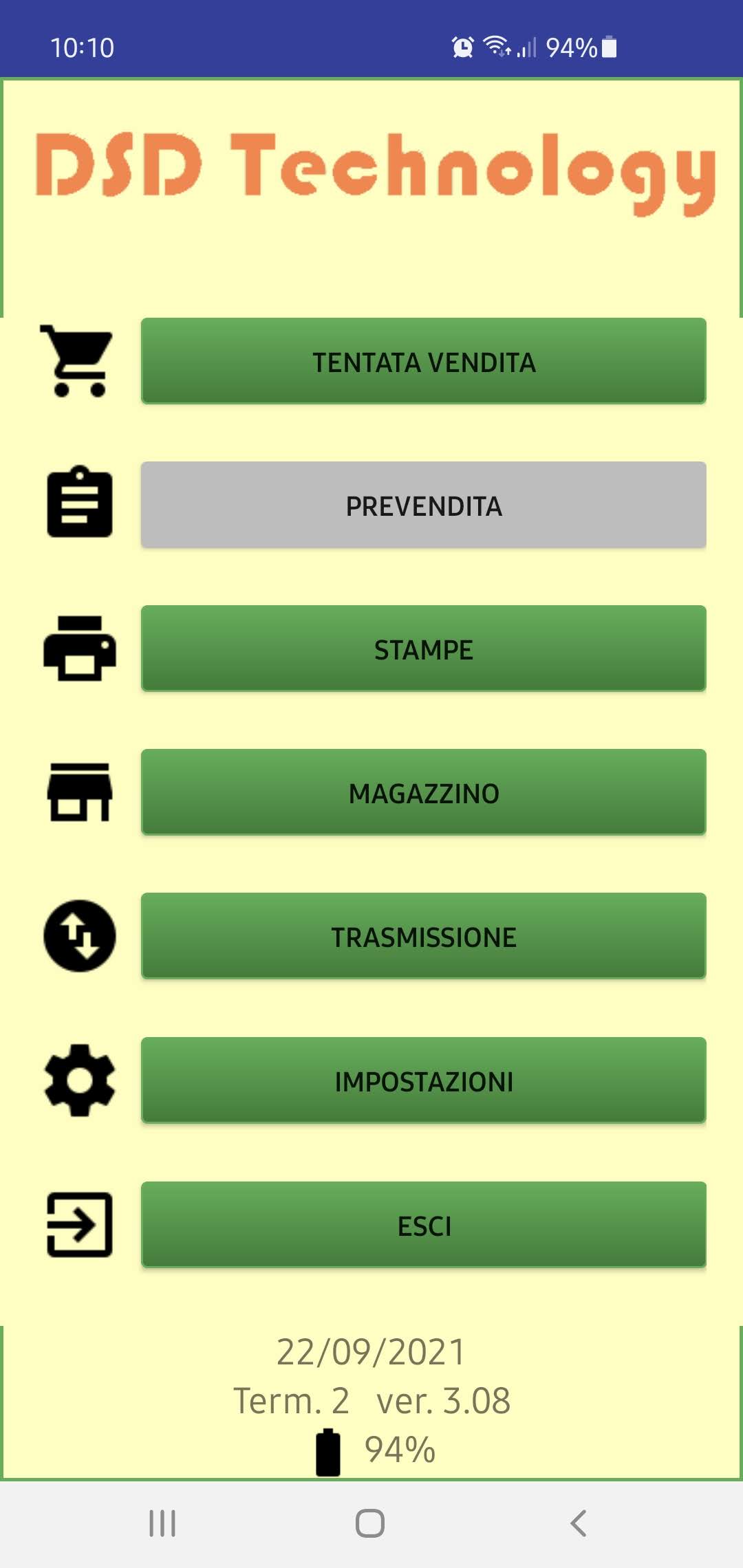 Screenshot App Tentata Vendita 1